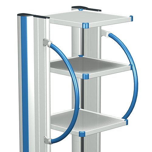 Handle for the compact-cart medical cart from iTD