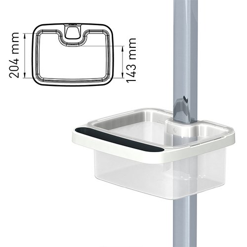 Deep bin and handle for the roll stand elo-cart from iTD