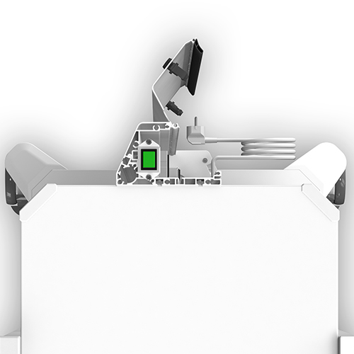 Separate cable management of the symbio-cart from iTD