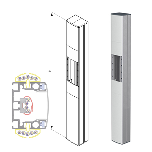 Profil Economy fuer das medizinische Traegersystem modul-port von iTD