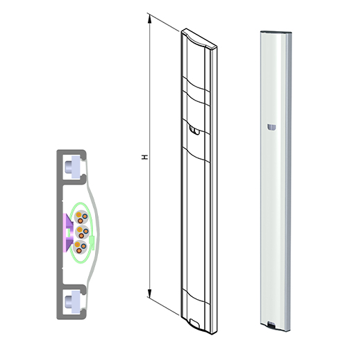 Profil Flach fuer das medizinische Traegersystem modul-port von iTD