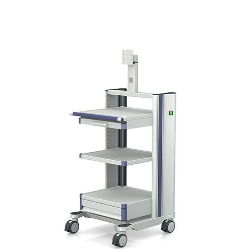 Medical cart classic-cart with monitor holder from iTD