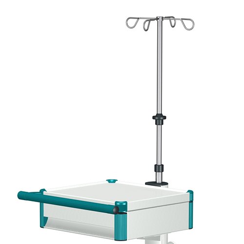 Infusion stand for the uni-cart medical cart from iTD