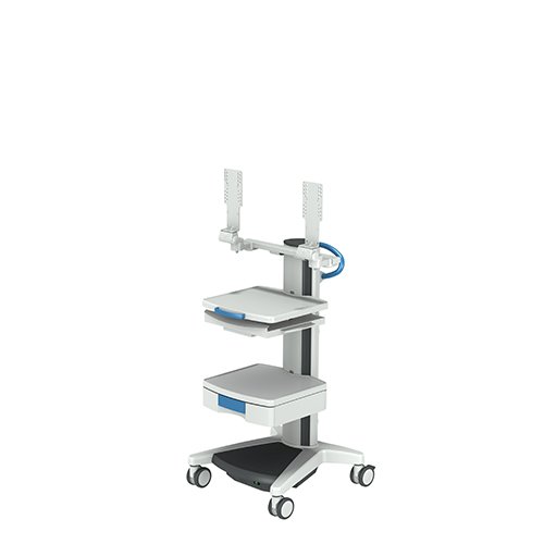 Medizinischer Geraetewagen pro-cart mit Monitortraverse von iTD