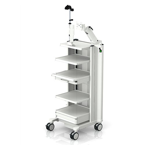 Medical cart classic-cart with endoscope holder and monitor mount from iTD