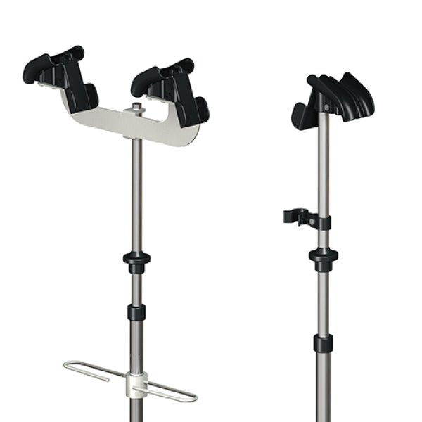 Endoscope holder for the classic-cart medical cart from iTD