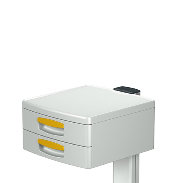 Drawer block for the vexio-cart medical cart from iTD