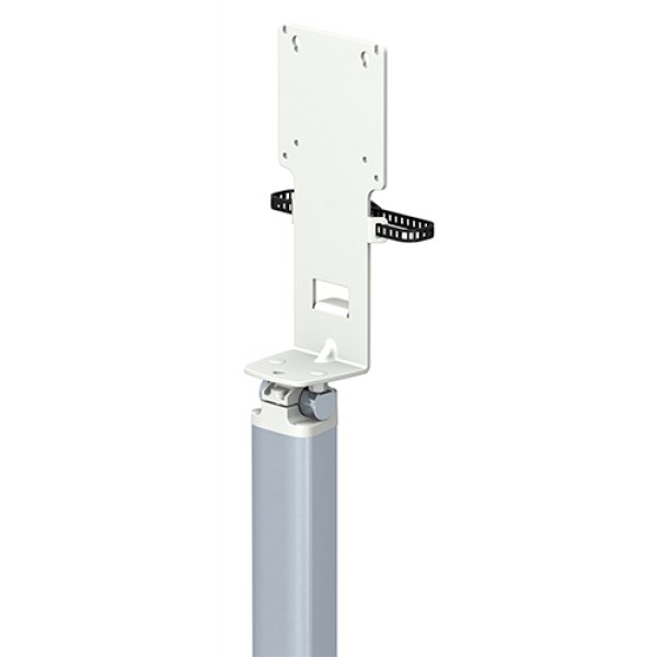 Monitor holder with VESA and mains adapter holder for the roll stand elo-cart from iTD