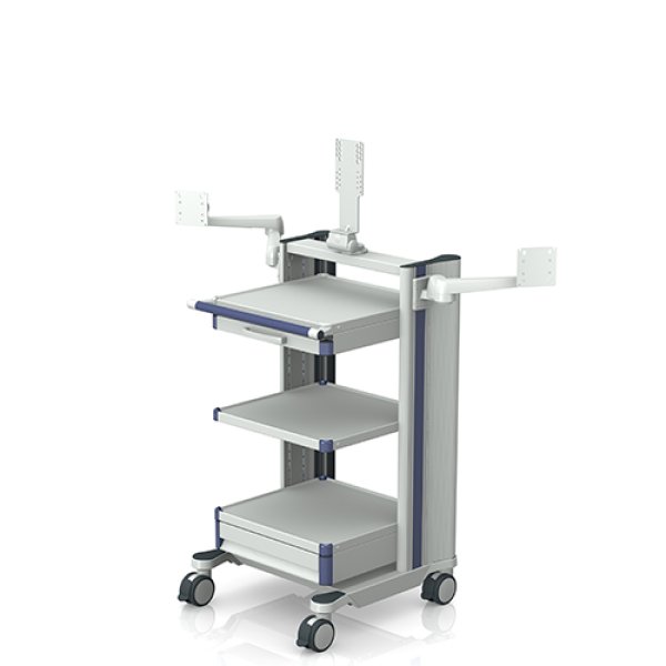 Medical mounting arm rm-port on medical cart runner from iTD